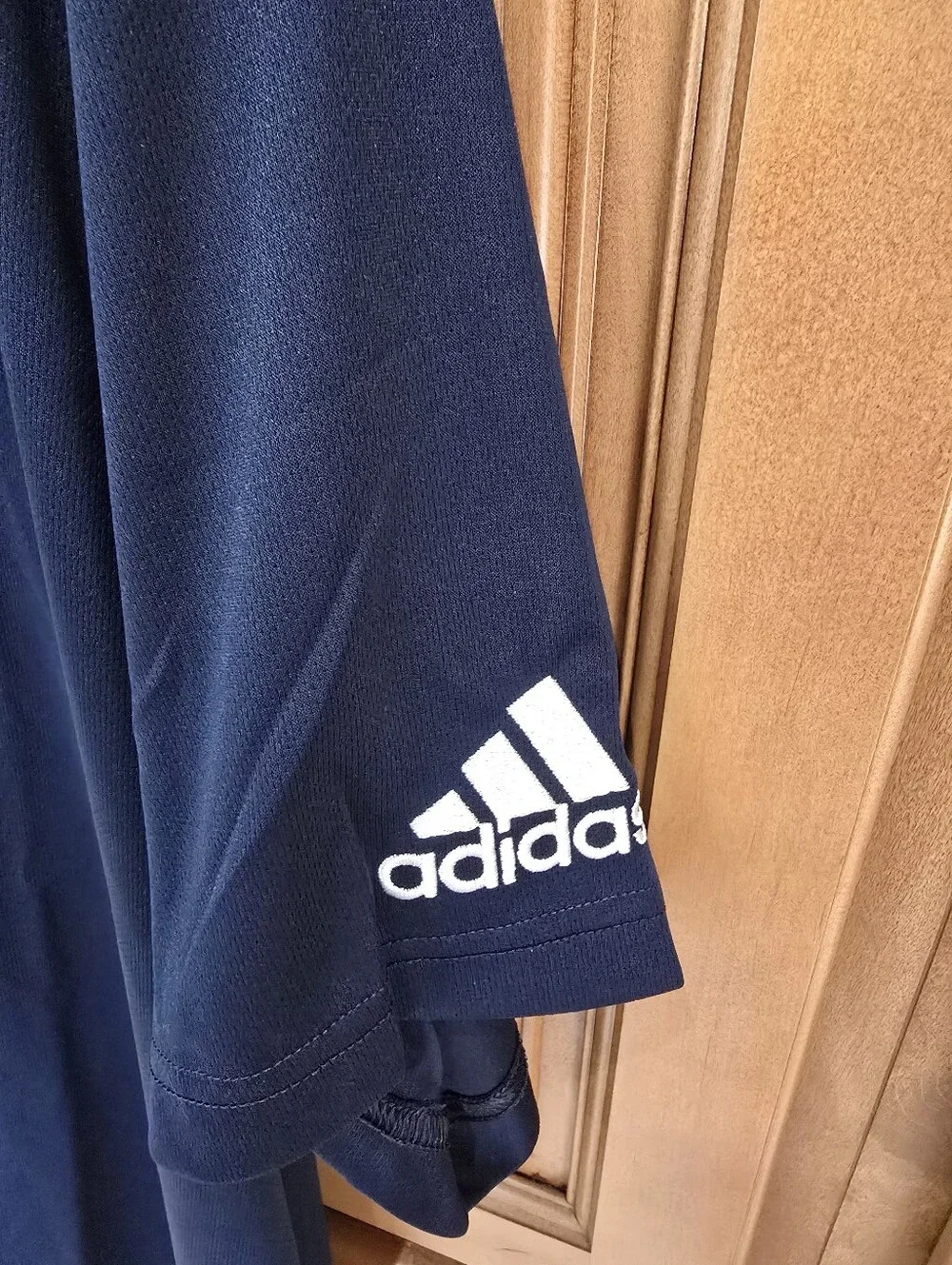 adidas Men's Royal Blue Short-Sleeve Polo Shirt